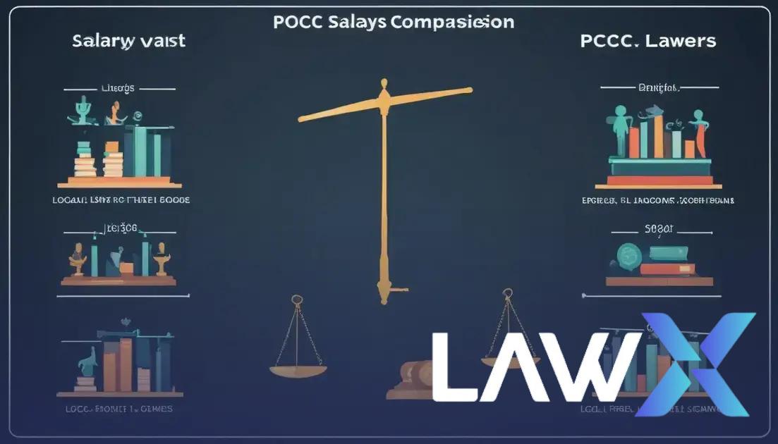 comparação dos salários com outras áreas jurídicas